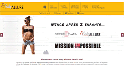 Desktop Screenshot of bodyallure.fr